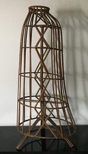 Antico manichino sartoriale manichino vita vespa rattan + supporto