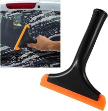 Small Silicone Window Squeegee, 5.9 Inch Car Windshield Water Blade Black