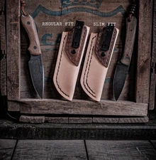 Paradrop Leather-*Made-To-Order*Universal Para Sheath-Natural-Reg. Fit