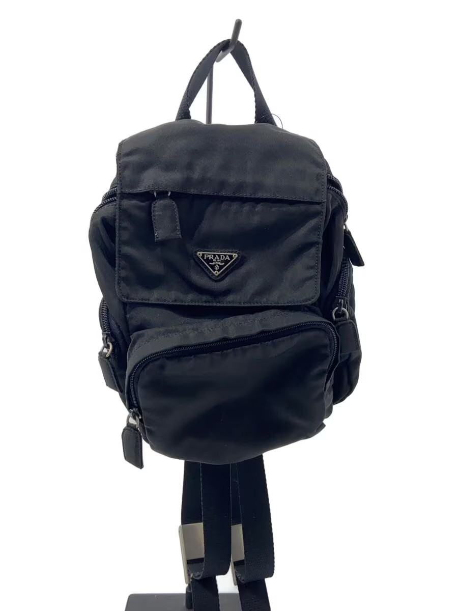 PRADA Mini Backpack Backpack Nylon BLK - image 1
