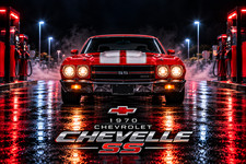 1970 Chevrolet Chevelle SS (Pump) POSTER 24 X 36 INCH Looks Awesome!