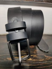 Men s One-Piece Genuine Leather Belt Black/Light Brown/Dark Brown Work Casual