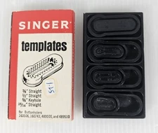 Singer Sewing Machine Buttonholer Templates 160506, 160743, 489500, 489510