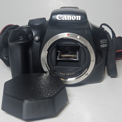 Canon EOS 1100D Spiegelreflexkamera GETESTET Kameragehäuse und Kappe KEIN Objektiv KEIN Ladegerät