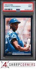1994 SCORE #428 DARRYL STRAWBERRY DODGERS POP 2 PSA 9