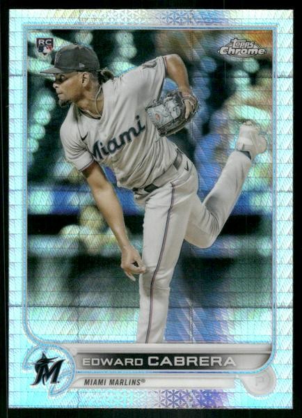 2022 Topps Chrome #64 Edward Cabrera Prism Refractor