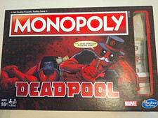 Hasbro Monopoly Deadpool Special Edition Marvel Board Game 2-6 Players 2017