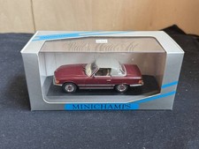 Minichamps 1/43 Mercedes 350 Sl Cabriolet Soft Top Closed Red Part Number 430