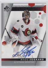 2022-23 SP Authentic Auto Future Watch 641/999 Mads Sogaard #120 Auto 4f5