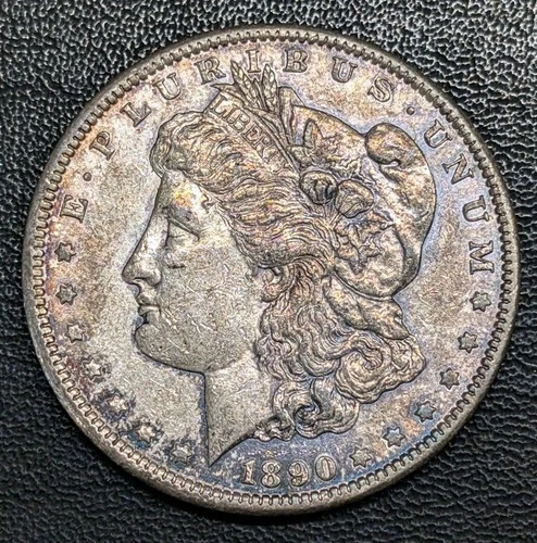 1890-CC Morgan Silver Dollar. Carson City Mint. AU Details.