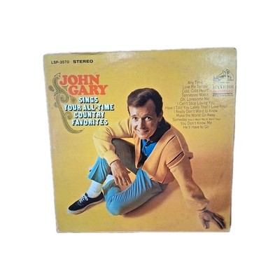 JOHN GARY Sings Your All-Time Country Favorites 1966 GERMAN RCA Victor LP 