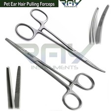 Small Animal Care Pet Grooming Dog Cat Ear Hair Removal Plucking Forceps