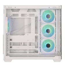 BITFENIX AL118 White PC Case - Back/Reverse Connect Compatible.