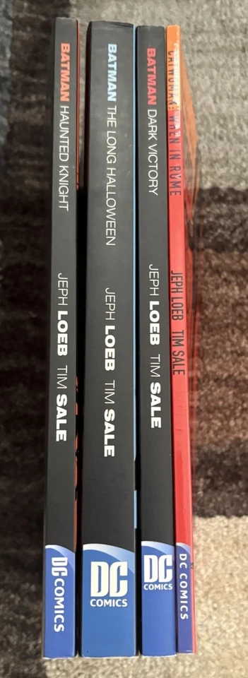 Batman Loeb Venta DC TPB Lote Largo Halloween Victoria Oscura Caballero Embrujado Catwoman Foto 2 de 4