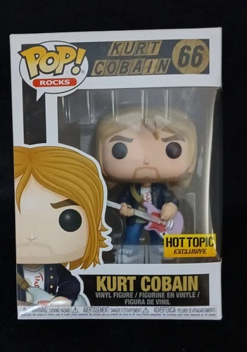 Funko Pop Rocks Kurt Cobain 66 Hot Topic Exclusive