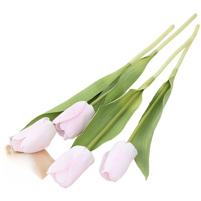 Für Hochzeit Fertig Seide Tulpe Stiel 37 cm für Tischplatte Kaminsims für regal