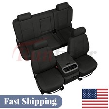 Full Set Seat Covers For Chevy Silverado Gmc Sierra 15002500hd 20072013black