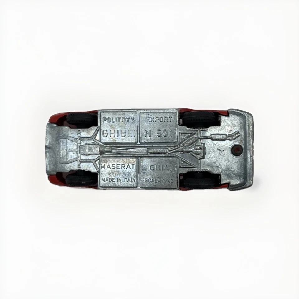 Politoys Export N 591 Maserati Ghibli escala 1/43 - Hecho en Italia Foto 4 de 4