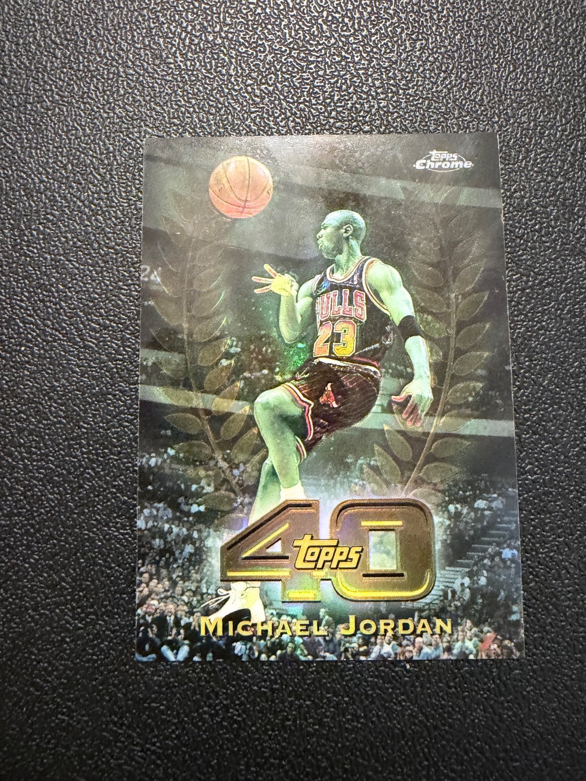 1997-98 Topps Chrome - Topps 40 Michael Jordan #T40-5 Refractor
