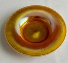 Calcite & Gold Aurene Iridescent 6" SAUCER/PLATE by Frederick Carder for Steuben — photo 6