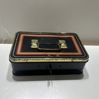 Vintage Edward Sharp & Sons Ltd Toffee Dose Spardose mit Schlüssel Maidstone Kent