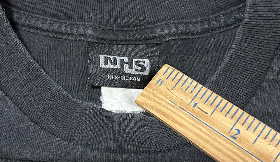 Camiseta De Colección Nor Cal Star NHS Para Hombre L Grande Negra Patín Y2K Grunge Foto 3 de 4