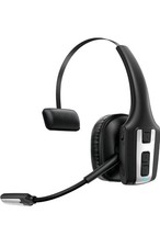 BlueParrott B450-XT Black Wireless Bluetooth Headset Noise Cancellation Boom Mic