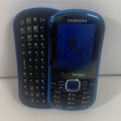 Vintage Samsung Intensity 2 II SCH-U460 Blue (Verizon) Cellular Slider Phone H1
