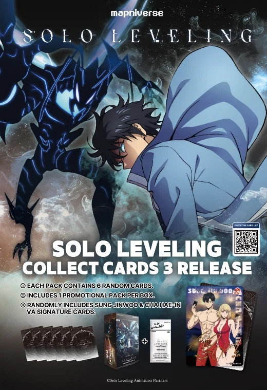 Solo Leveling Collect Card Vol.3 Booster Box Korean TCG 1Box