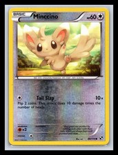 Minccino 88/114 Common Black & White Pokemon Reverse Holo LP