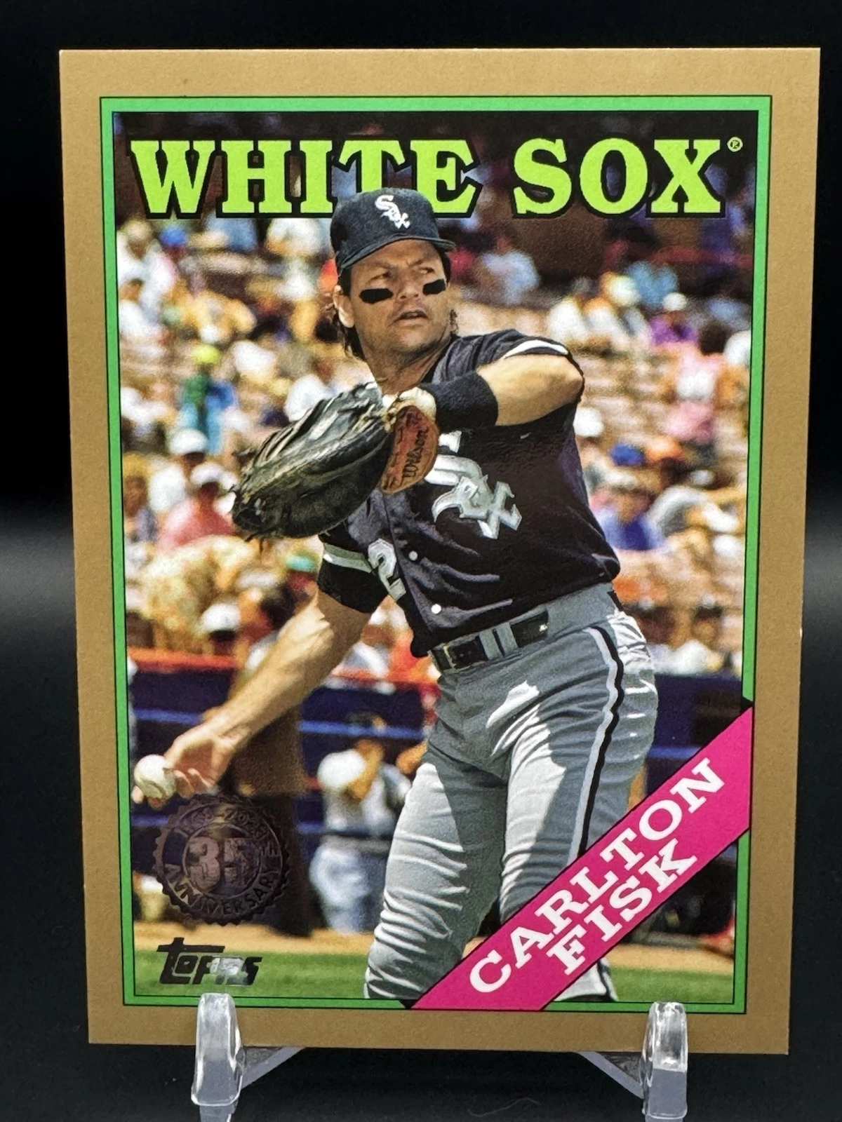 2023 Topps Update 1988 Topps Baseball Gold /75 Carlton Fisk #88US-17 HOF