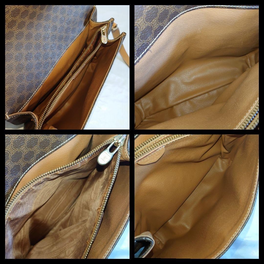 Mint Condition CELINE Macadam Pattern Shoulder Bag - image 9