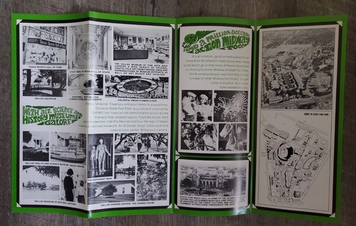 Vintage State Fair Park & State Fair Of Texas Brochure 1970 Rare Retro Souvenir - Picture 3 of 4