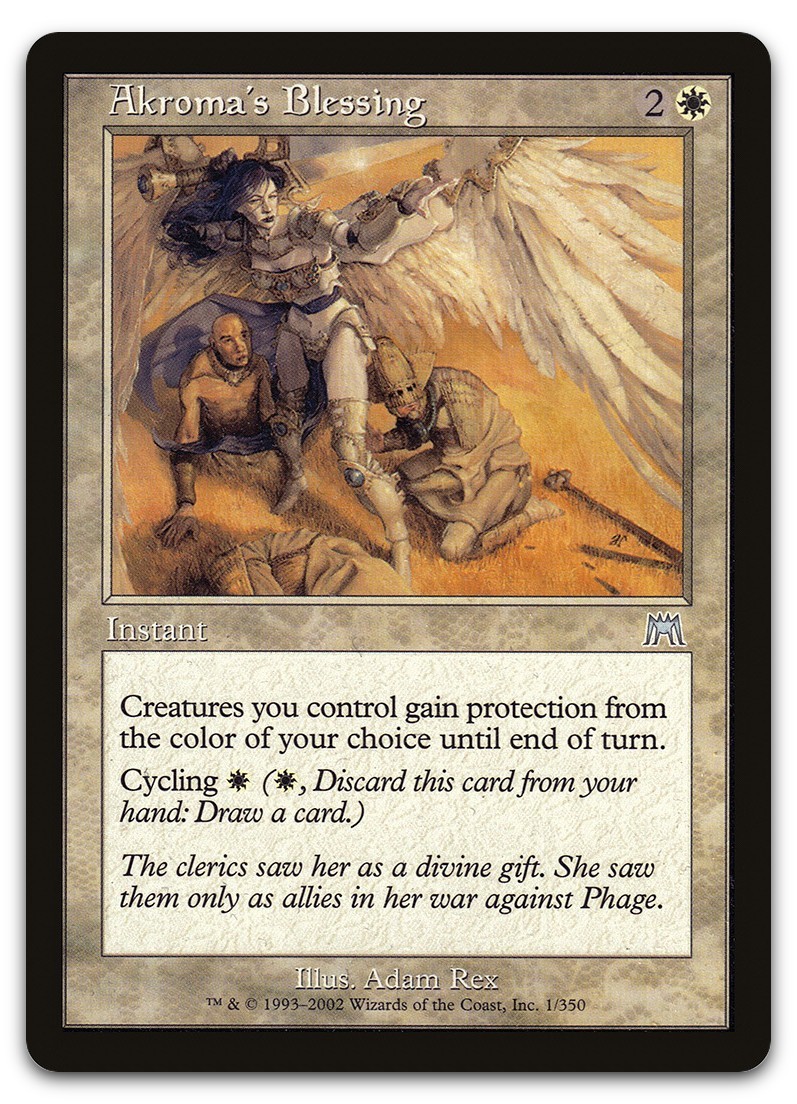 Akroma's Blessing #1 (NM) Onslaught ONS Magic MTG