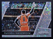 2017-18 Panini Prizm Get Hyped Russell Westbrook #GH-RW Fast Break Prizm