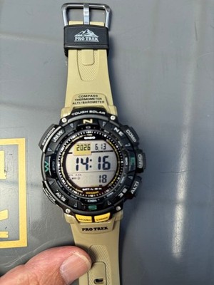 Casio Pro Trek PRG-240-5JF Tough Solar Beige Uhr aus Japan