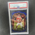 2020 Panini Select - Premier Level Patrick Mahomes II #130 Blue Prizm Die-Cut