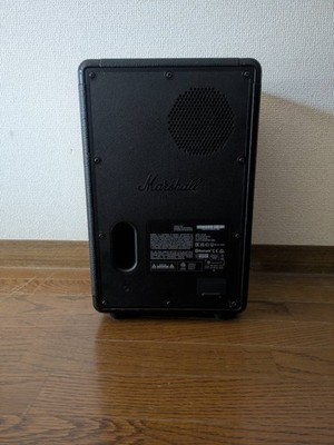 Marshall Tufton Bluetooth Speaker Black Confirmed Operation Free