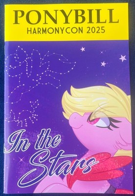 Harmony Con 2025 Brony MLP FIM Convention Book My Little Pony G4 Fandom HTF RARE