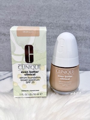~CN20 Fair(VF)~ Clinique Even Better Clinical Serum Foundation SPF 25, 1oz/30ml