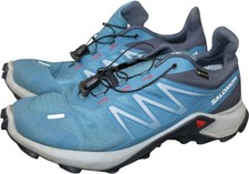 Salomon Alphacross 4 Gore-tex Men's Trail Running Shoes Blue Waterproof Uk 10