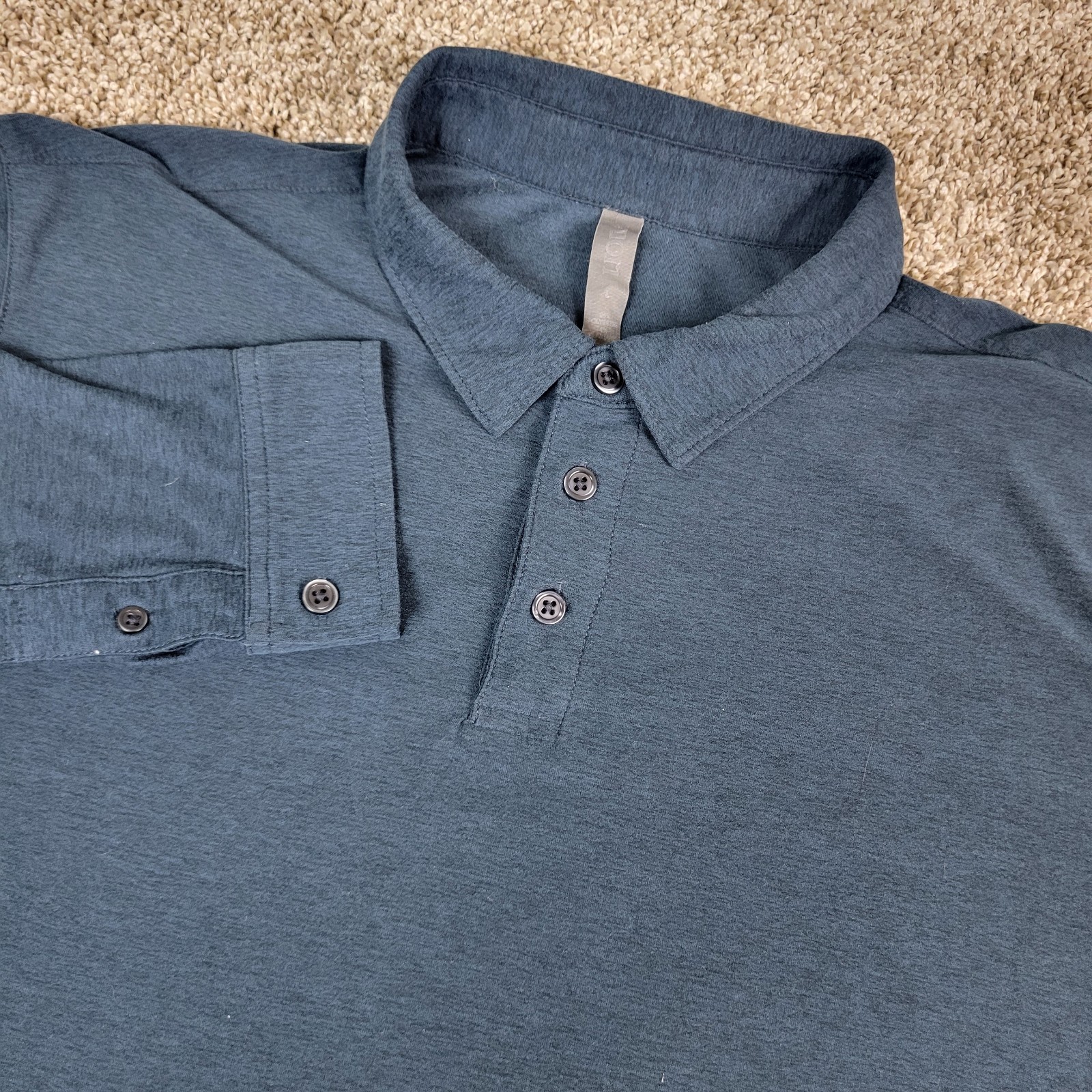 Vuori Mens Large Solid Gray Performance Stretch P… - image 1