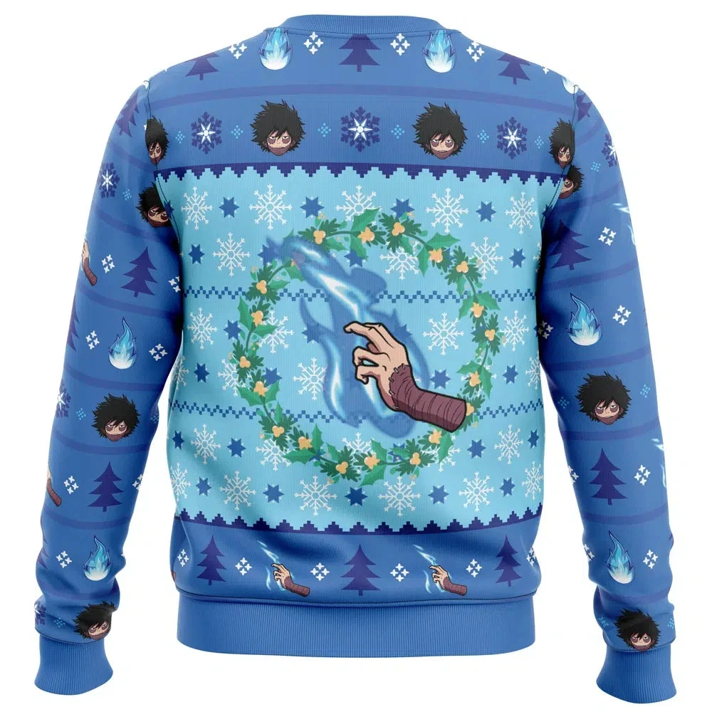 Christmas Dabi Hero Anime Ugly Christmas Sweater