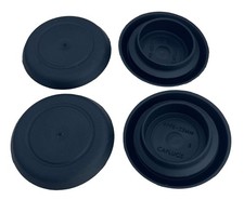 4 Genuine NEW CAPLUGS Brand Flexible 23-24mm Black Plastic Hole Plugs BPFE-23MM