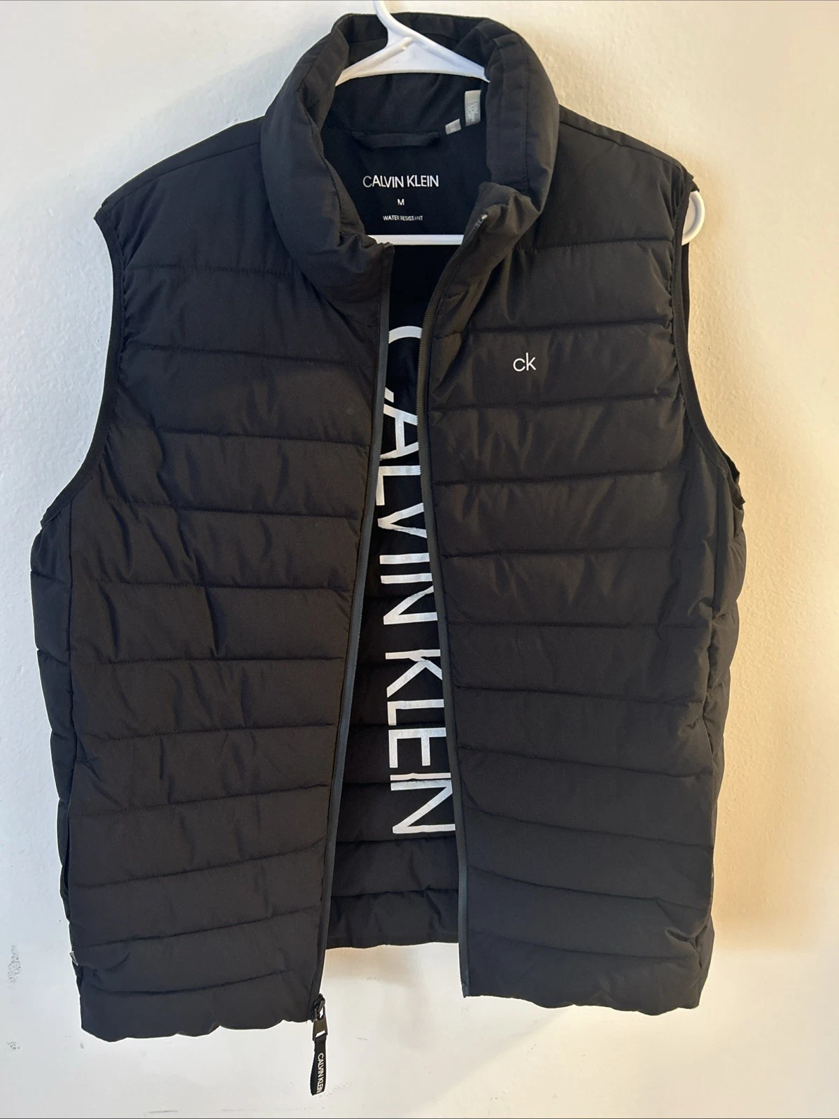 Calvin Klein Men’s Medium Infinite Stretch Puffer Vest - Black -