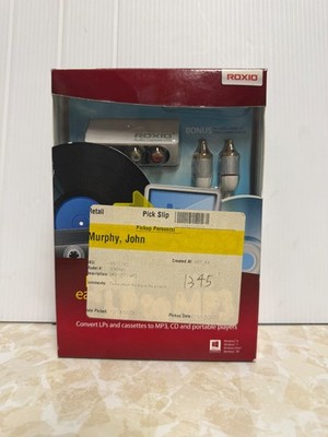 Roxio Easy LP to MP3 Kit Convert LPs & Cassettes to MP3s New In Open Box