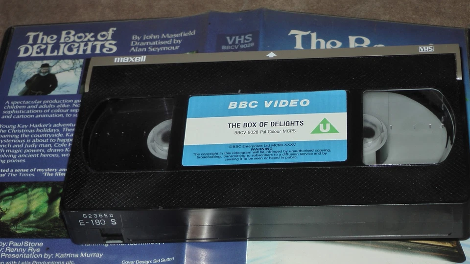 The Box Of The Delights VHS Video Tape Pre Cert BBC Box Classic Chrstmas Kids TV - Image 2 of 4