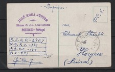 Portugal Postkarte Lissabon - Horgen/Schweiz, Zensur #1093973