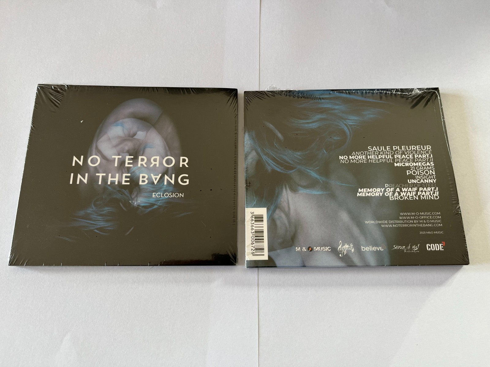 NO TERROR IN THE BANG - Eclosion CD cinematic prog metal DIGIPAK NEW SEALED