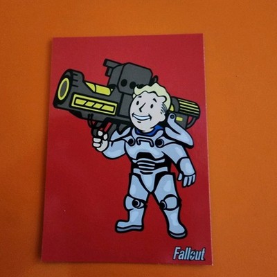 Fallout Trading Card vault boy brotherhood of steel #026